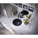 Elkay Dusk Grey 18-1/8 x 18-1/8 in. Drop-in and Undermount Bar Sink 