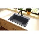 Elkay Dusk Grey 33 x 22 in. No Hole Composite Single Bowl Drop-in Kitchen Sink 