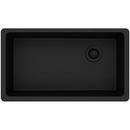 Elkay Black 33 x 18-3/4 in. No Hole Composite Single Bowl Undermount Kitchen Sink 