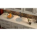 Elkay Bisque 18-1/8 x 18-1/8 in. Drop-in and Undermount Bar Sink 