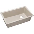33 x 18-3/4 in. No Hole Composite Single Bowl Undermount Kitchen Sink in Bisque