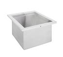 18 x 25-1/8 in. 1 Hole Stainless Steel Single Bowl Drop-in Kitchen Sink