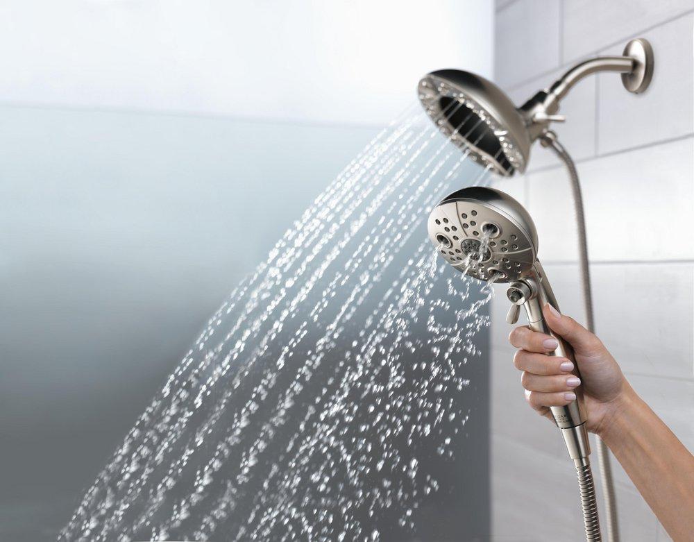 Delta Faucet Brilliance&reg; Stainless Multi Function Hand Shower 