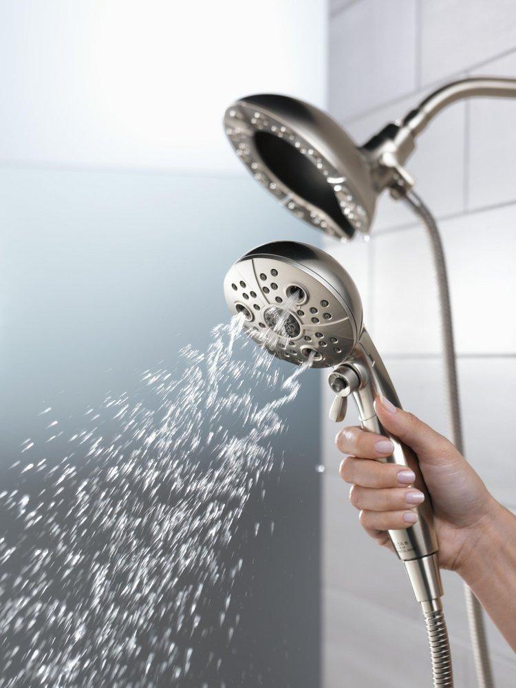 Delta Faucet Brilliance&reg; Stainless Multi Function Hand Shower 