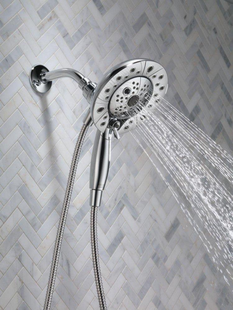 Delta Faucet Brilliance Polished Nickel Multi Function Hand Shower 