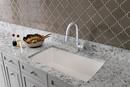 BLANCO White 32-1/2 x 18-1/2 in. No-Hole Composite Single Bowl Undermount Kitchen Sink 