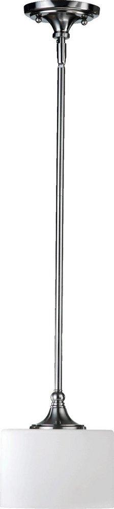Quorum International Satin Nickel 12 in. 1-Light Pendant 