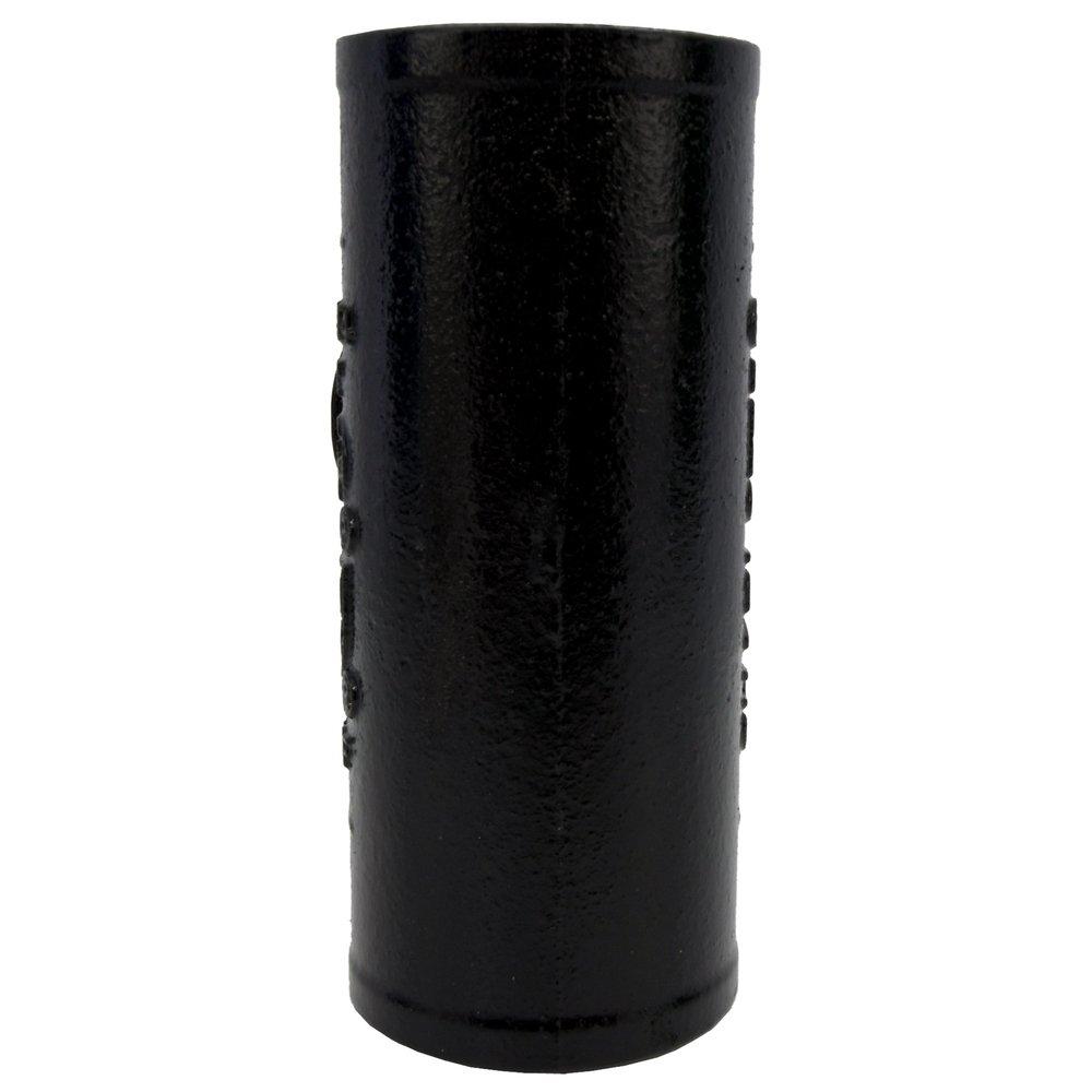 Black Spigot x Spigot x FNPT NH-119 Domestic Cast Iron Sanitary Tee 