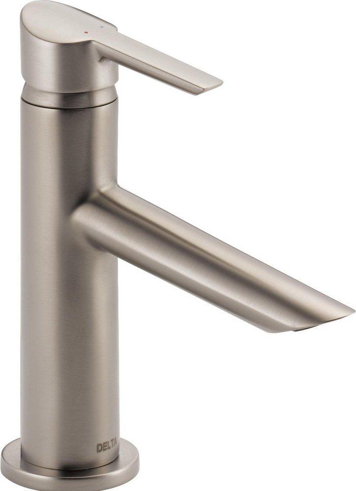 Delta Faucet Stainless Single Handle Centerset Bathroom Sink Faucet 