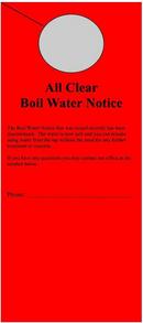 Rocket Red 8-1/2 in. x 3-3/4 in. Door Hanger 