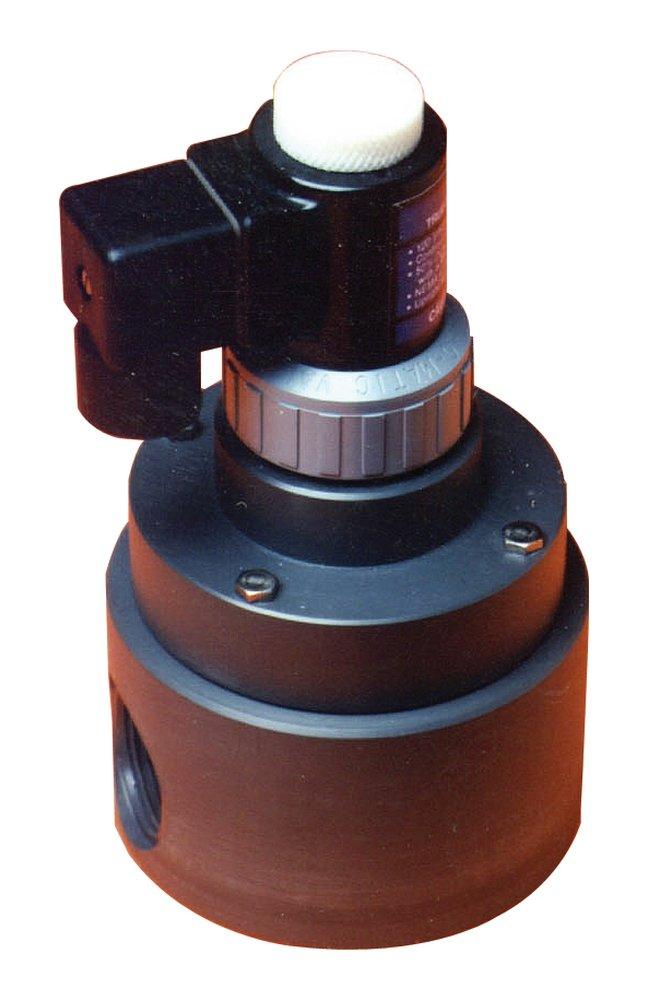 Plast-O-Matic 1 PVC NC SLND Valve EPDM 