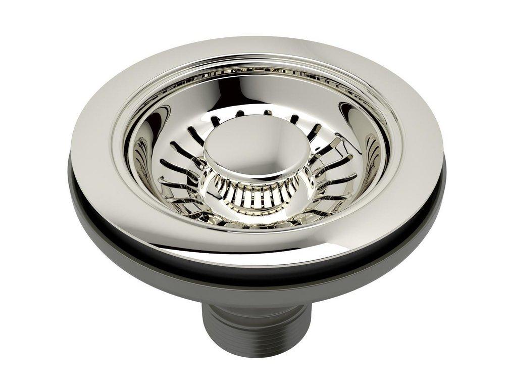 ROHL&reg; Polished Nickel 3-1/2 in. Basket Strainer 
