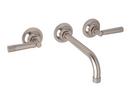 Two Handle Wall Mount Filler in Satin Nickel