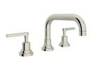 Two Handle Widespread Bathroom Sink Faucet in Polished Nickel