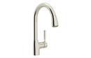 Single Handle Lever Bar Faucet in Polished Nickel
