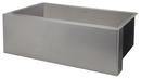 32 x 21 in. Stainless Steel Single Bowl Farmhouse Kitchen Sink with Sound Dampening in Brushed Stainless Steel