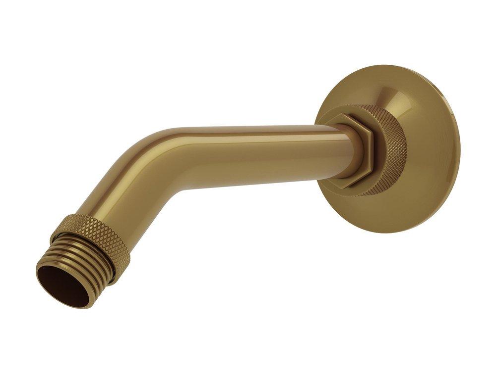 ROHL&reg; French Brass Wall Mount Shower Arm 