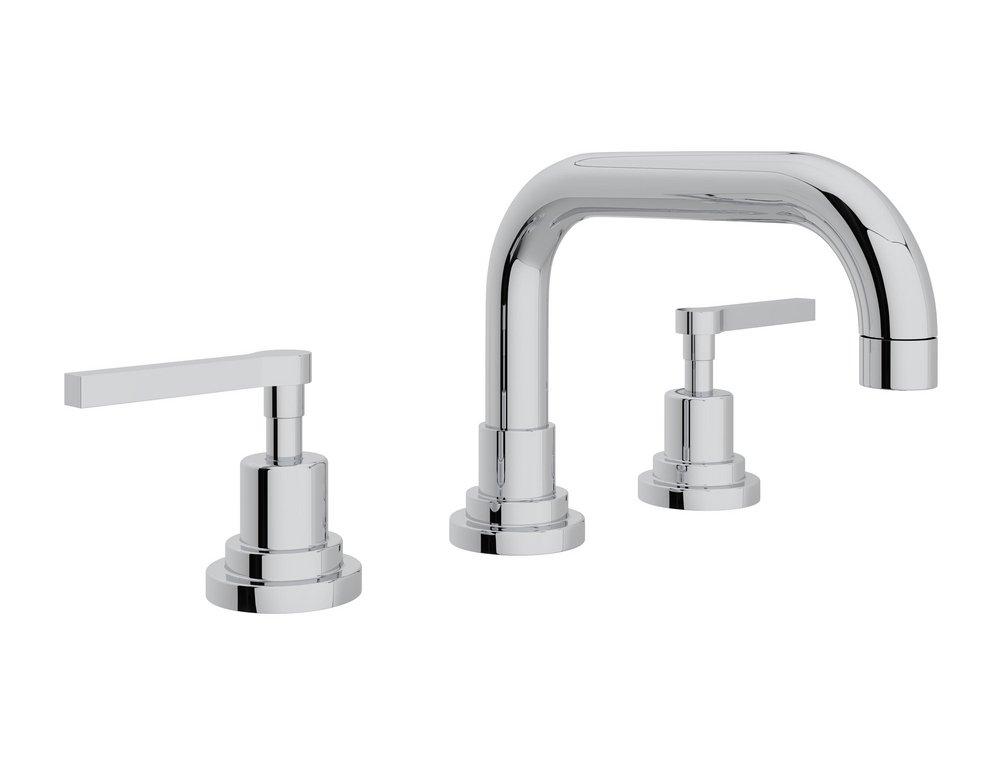 ROHL&reg; Polished Chrome Two Handle Widespread Bathroom Sink Faucet 