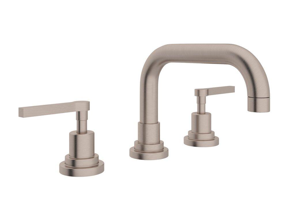 ROHL&reg; Satin Nickel Two Handle Widespread Bathroom Sink Faucet 