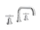 ROHL&reg; Polished Chrome Two Handle Widespread Bathroom Sink Faucet 