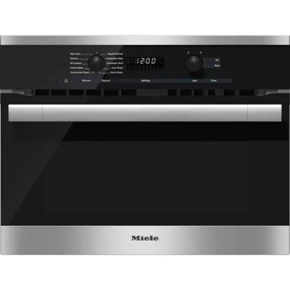 Miele Clean Touch Steel 24 in. 1.52 cu. ft. Combo Oven 