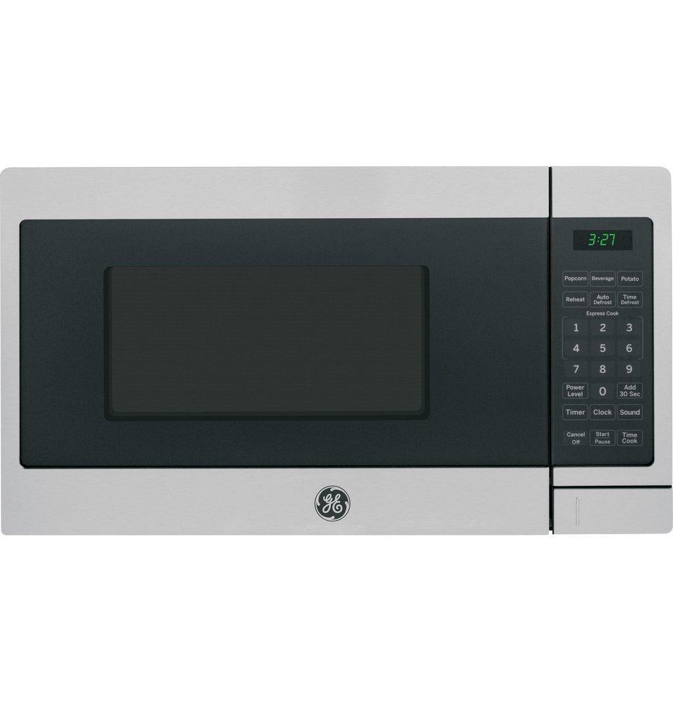 GE&reg; Stainless Steel 0.7 cu. ft. 700 W Countertop Microwave 