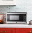GE&reg; Stainless Steel 0.7 cu. ft. 700 W Countertop Microwave 