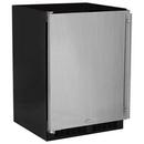 24 in. 5.3 cu. ft. Compact Counter Depth Refrigerator in Black Stainless Steel