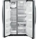 GE&reg; Stainless Steel 35-3/4 in. 16.07 cu. ft. Side-By-Side Refrigerator 