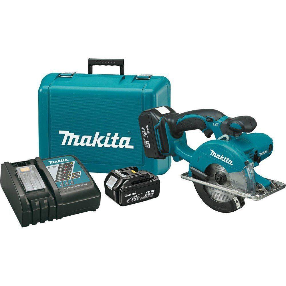 Makita USA Cordless 4 Amp 5-3/8 in. Circular Saw Tool Kit 