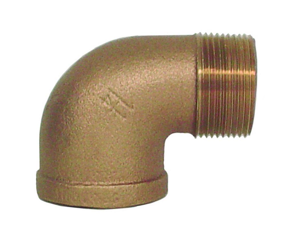 Legend Valve & Fitting Threaded Bronze 90 Degree Street Elbow 