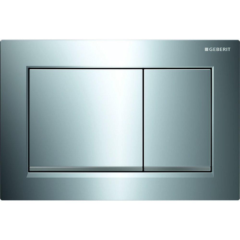 Geberit Polished Chrome/Matte Chrome Flush Plate 