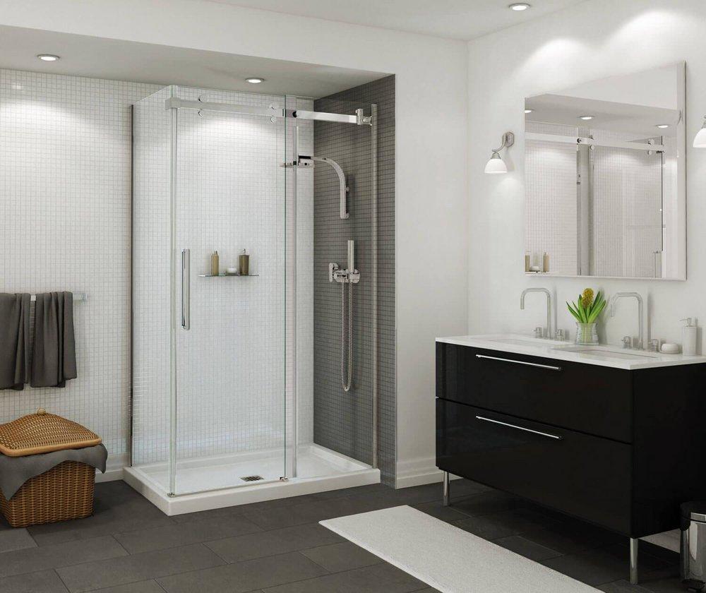 MAAX White *CVR* B3 BSE 4832 SQ DRN RIGHT CNR 