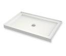 4 x 47-7/8 x 35-7/8 in. Acrylic Shower Base with Center Drain in White