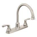 Cleveland Faucet Group Classic Stainless Two Handle Centerset Kitchen Faucet 