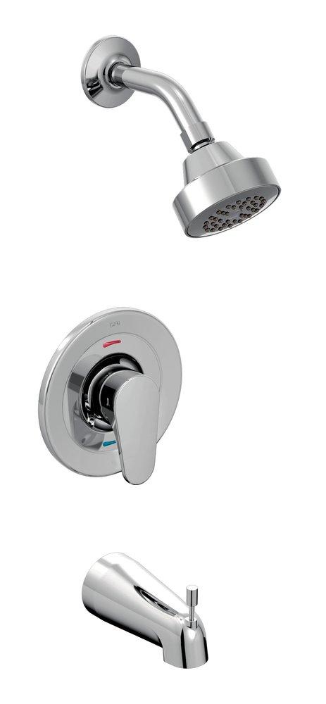 Cleveland Faucet Group Chrome Single Handle Single Function Bathtub & Shower Faucet (Trim Only) 