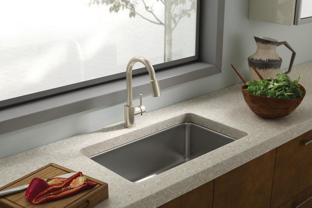 CFG Classic Stainless Single Handle Kitchen Faucet 