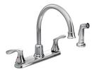 Cleveland Faucet Group Chrome Two Handle Lever Deck Mount Service Faucet 