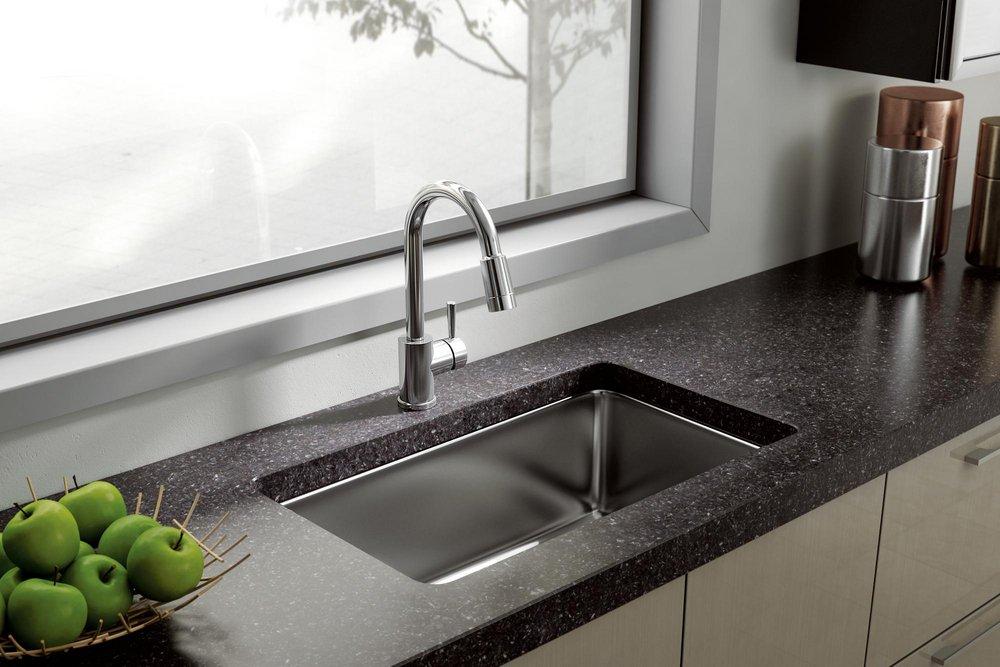 Cleveland Faucet Group Polished Chrome Single Handle Kitchen Faucet 