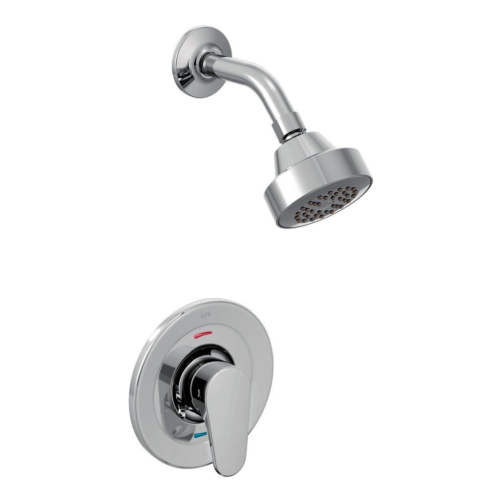 Cleveland Faucet Group Chrome 1.75 gpm Tub and Shower Only with Single Lever Handle 