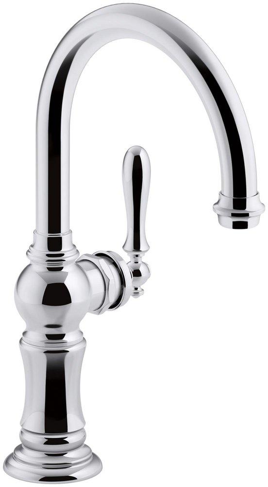 KOHLER Polished Chrome Single Lever Handle Bar Faucet 