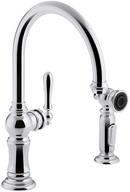 KOHLER Polished Chrome Single Handle Kitchen Faucet 