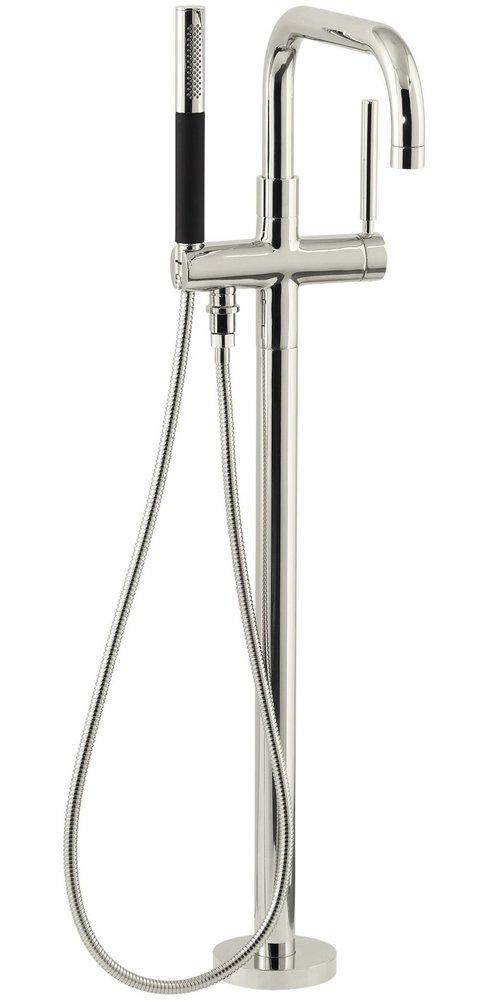 KOHLER Vibrant&reg; Polished Nickel Single Handle Lever Floor Mount Filler 