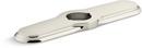 KOHLER Vibrant&reg; Polished Nickel 3-Hole Kitchen Escutcheon 