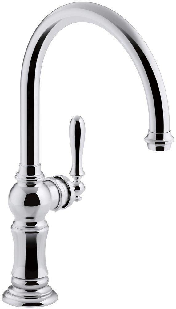 KOHLER Polished Chrome Single Handle Kitchen Faucet 