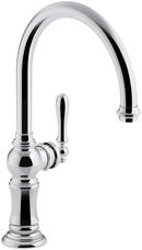 KOHLER Polished Chrome Single Handle Kitchen Faucet 