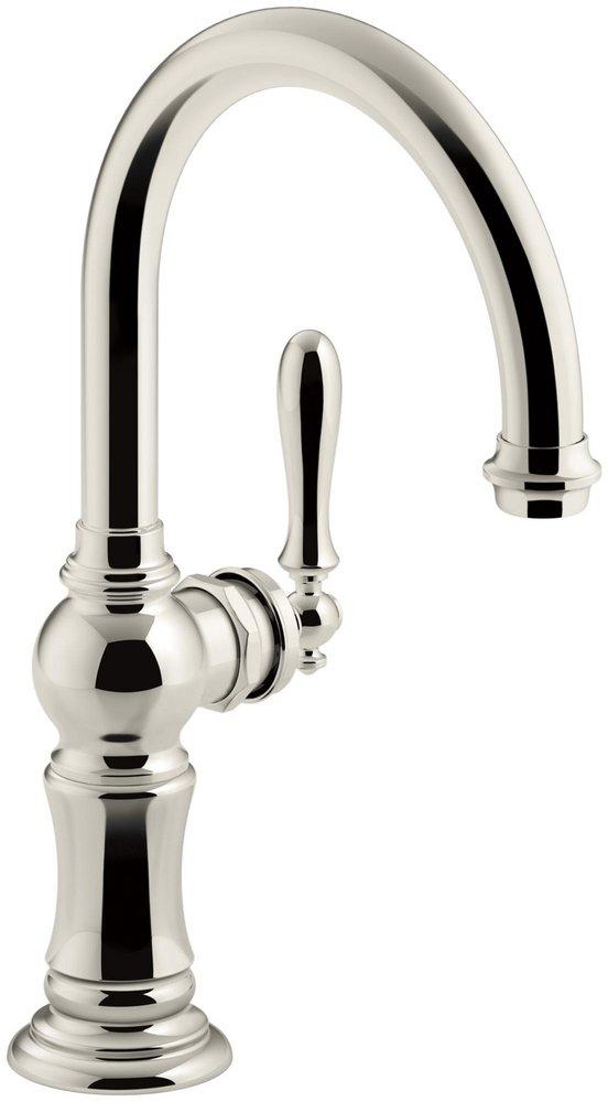 KOHLER Vibrant&reg; Polished Nickel Single Lever Handle Bar Faucet 