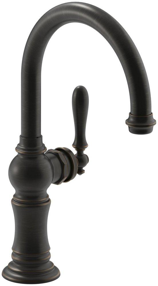 KOHLER Oil Rubbed Bronze Single Lever Handle Bar Faucet 