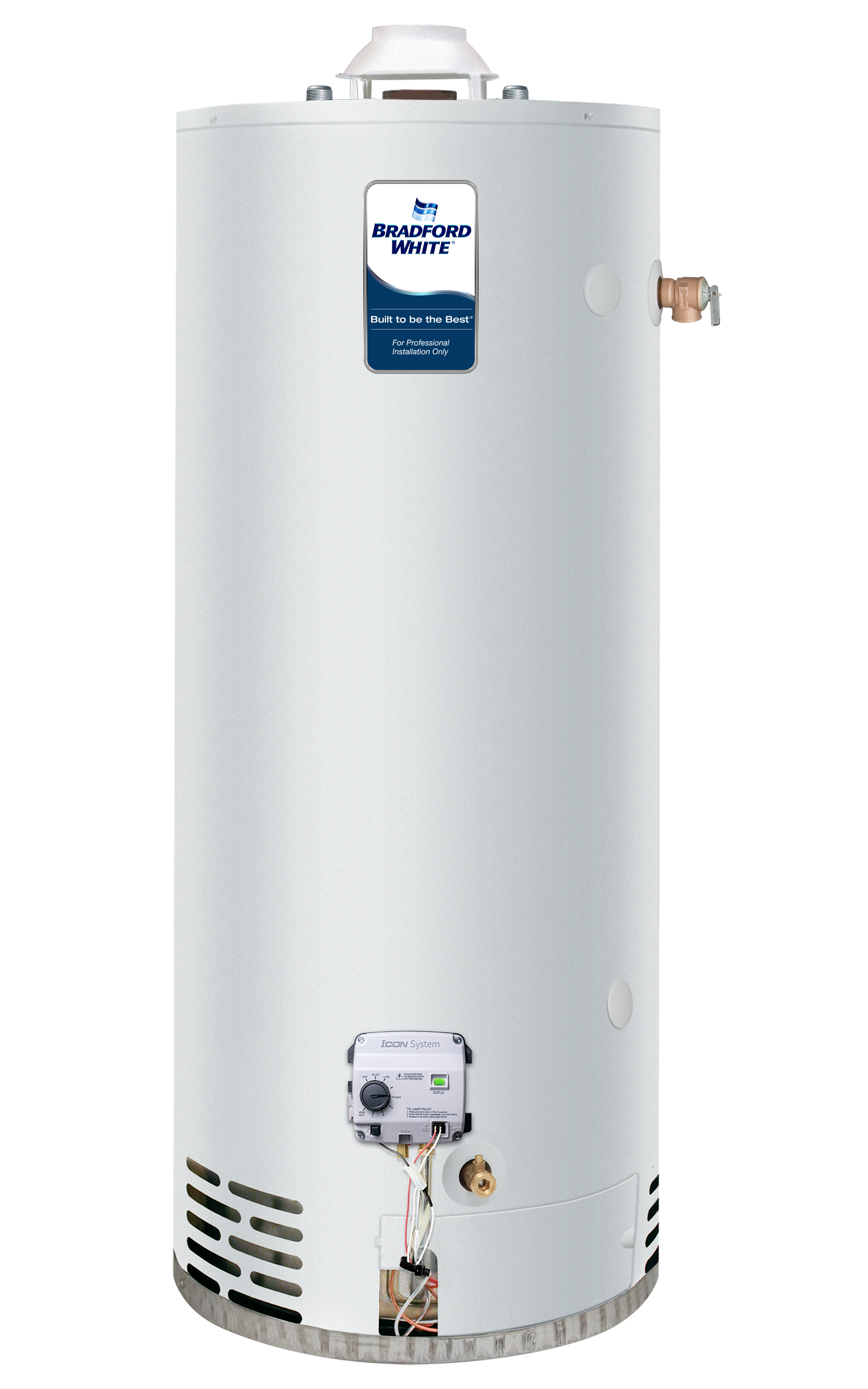 Bradford White Tall 65 MBH Residential Natural Gas Water Heater 