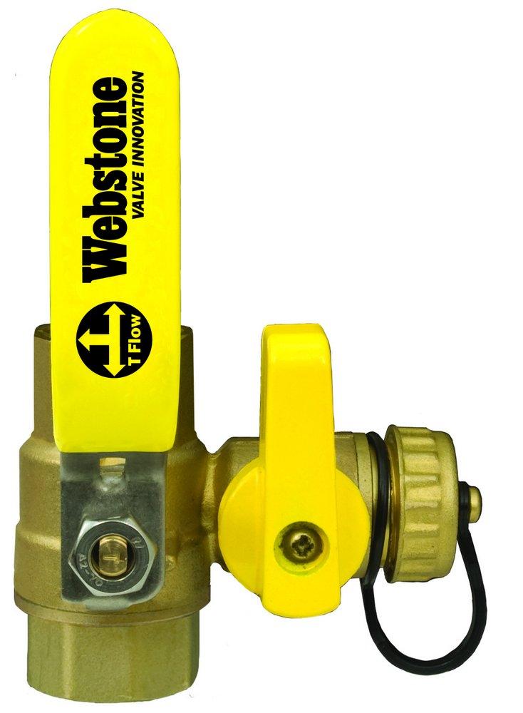 Webstone a brand of NIBCO Forged Brass Full Port Sweat x IPS 600# Ball Valve 